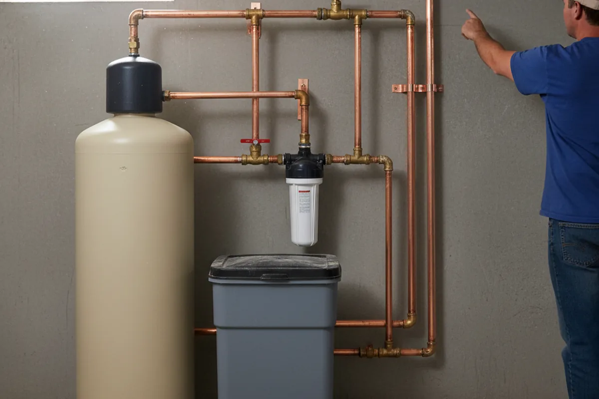 Whole-house water treatment system installed in Burlington Flats